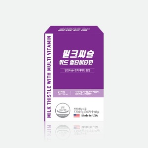 웨이팜 밀크씨슬 위드 멀티비타민 1100mg x 60캡슐